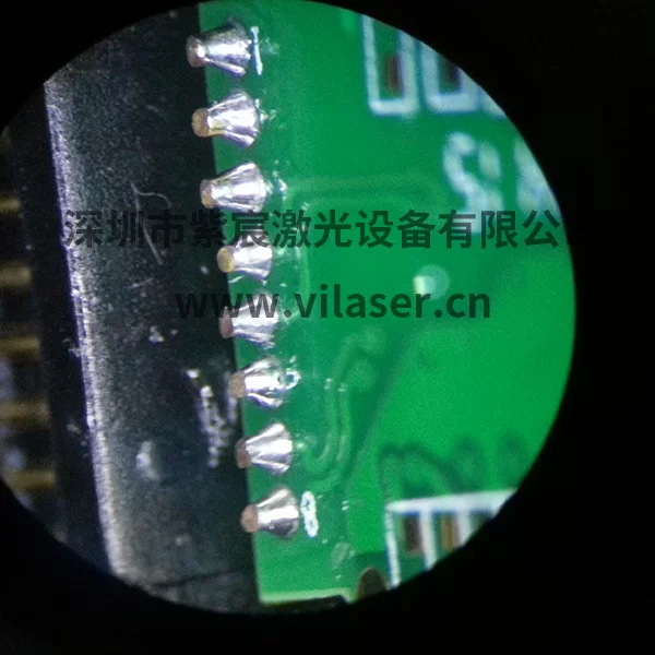 網口接頭激光焊接效果